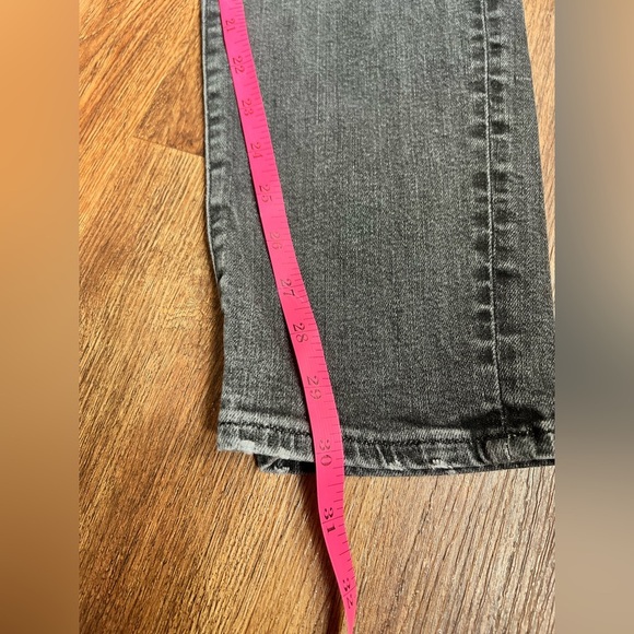 American Eagle Outfitters Distressed Black Skinny Jeans men’s size 29x 32 - Picture 2 of 6